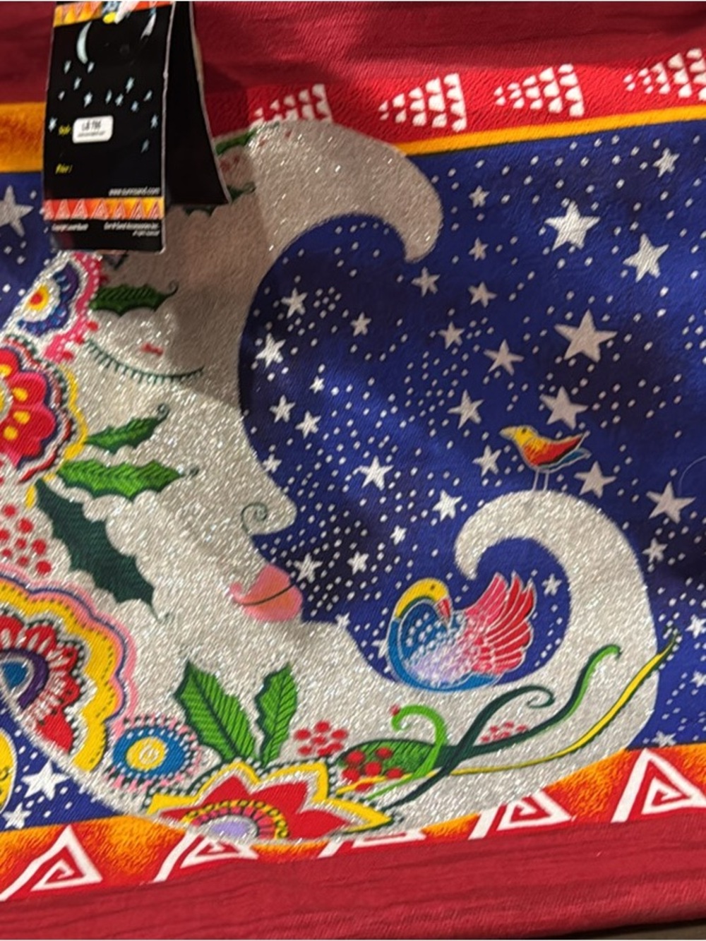 Festive Glitter Moon bag